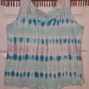 BRAND NEW Tie Dye Loft Tank Top Size M